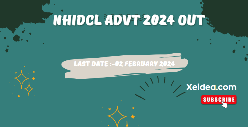 NHIDCL Advt 2024 out